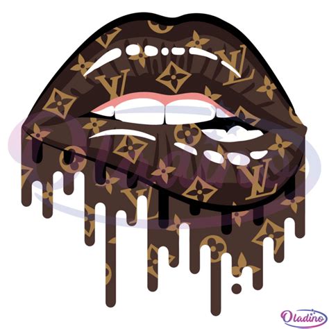 lv dripping lips png|Louis Vuitton Lips .